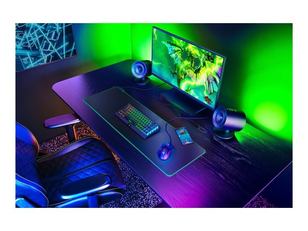 RAZER RAZER Nommo V2 Full-Range-2.1 Gaming-Lautsprecher mit Subwoofer für PC schwarz