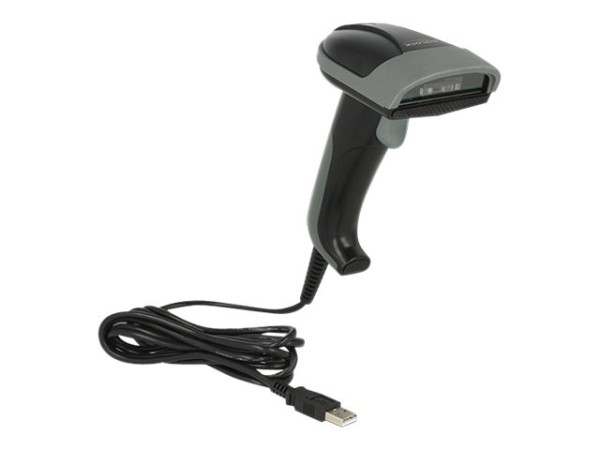 DELOCK USB Barcode Scanner 1D mit Anschlusskabel - Linienscanner 90279