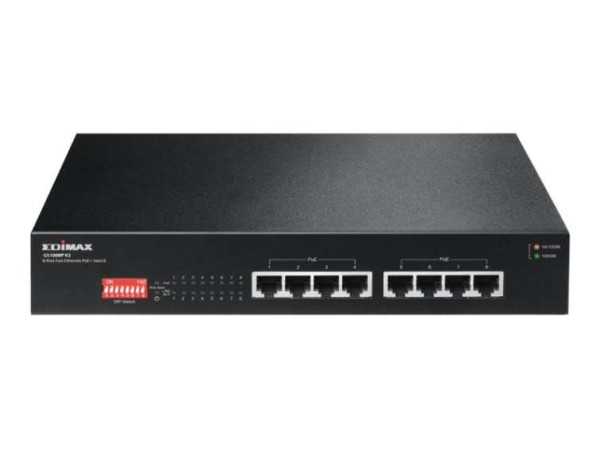 EDIMAX GS-1008P V2 8Port Gigabit Switch + PoE 19" GS-1008P V2