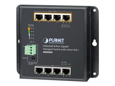 PLANET TECHNOLOGY PLANET TECHNOLOGY 8-Port Wall-mt Managed Switch