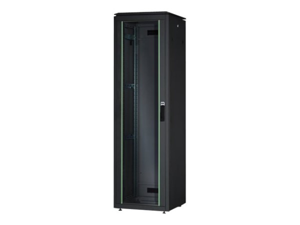 DIGITUS DIGITUS 36HE Netzwerkschrank Unique 1787x600x800mm Farbe Schwarz RAL 9005