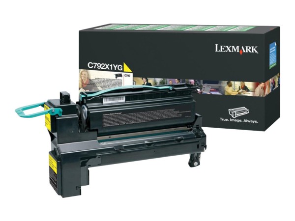 LEXMARK LEXMARK Besonders hohe Ergiebigkeit Gelb Tonerpatrone LCCP, LRP