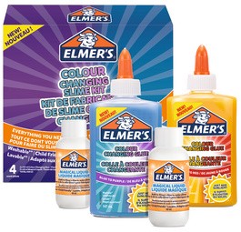 ELMER'S Slime Set "Color Changing Slime Kit", 4-teilig