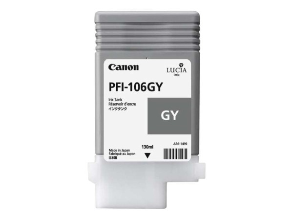 CANON PFI 106 PGY Photo Grau Tintenbehälter 6631B001