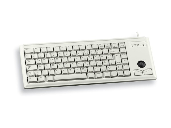CHERRY CHERRY G84-4400LPBRB-0 mit Trackball Tastatur hellgrau 2x PS/2 (US)(KY)