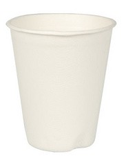 PAPSTAR Zuckerrohr-Trinkbecher "pure", 0,2 l, weiß, 40er