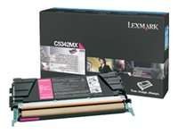 LEXMARK Besonders hohe Ergiebigkeit Magenta Tonerpatrone LCCP C5342MX