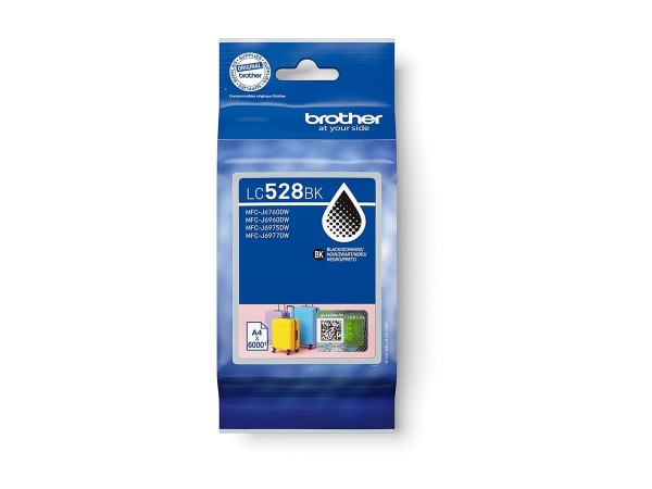 BROTHER BROTHER LC528BK Black Ink Cartridge e Single Pac