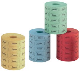 herlitz Essenmarken, 30 x 55 mm, 1.000 Abriss je Rolle