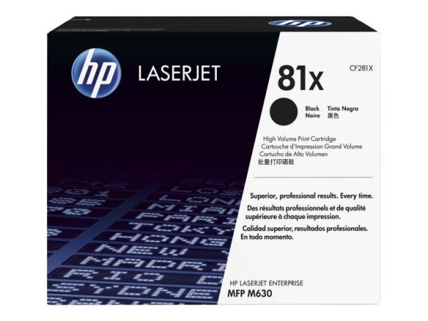 HP 81X Schwarz LaserJet Tonerpatrone (CF281X) CF281X