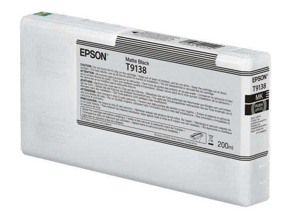 EPSON T9138 mattschwarz Tintenpatrone C13T913800