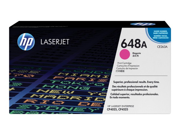 HP 648A Magenta LaserJet Tonerpatrone (CE263A) CE263A