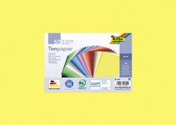 folia Tonpapier, DIN A3, 130 g/qm, farbig sortiert