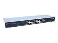 LONGSHINE Gigabit Switch, 24-Port, LCS-GS9428-A, 19"-Version, Web Smart SNM LCS-GS9428-A