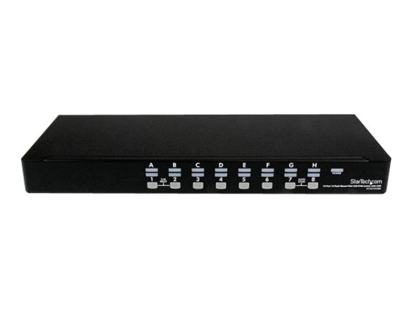 STARTECH.COM 16 Port 1HE USB VGA KVM Switch mit OSD zur Rack-Montage - 16-f SV1631DUSBU