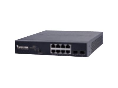 VIVOTEK AW GEV 104B 130 PoE Switch 8xGE PoE plus 2xGE SFP Web Smart 2119175 AW-GEV-104B-130