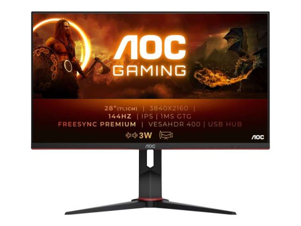 AOC U28G2XU/BK 71,1cm (28") U28G2XU/BK