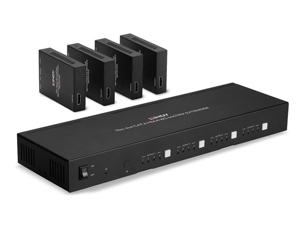 LINDY LINDY 70m Cat.6 4x4 HDMI 18G Matrix Extender