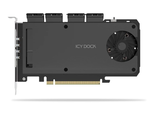ICY DOCK ICY DOCK Adapter 4 x M.2 NVMe SSD Mobile Rack Adapter Card