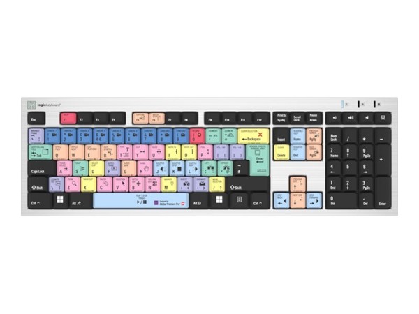 LOGIC-KEYBOARD Logickeyboard LKB-PPROCC-AJPU-UK USB QWERTY UK Englisch Mehr LKB-PPROCC-AJPU-UK