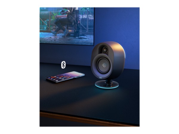 STEELSERIES Arena 7 (schwarz, 3.5 mm Klinke, Bluetooth, Optischer Eingang) 61543