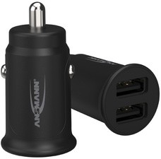 ANSMANN USB-KFZ-Ladegerät In-Car-Charger CC212, 2x USB