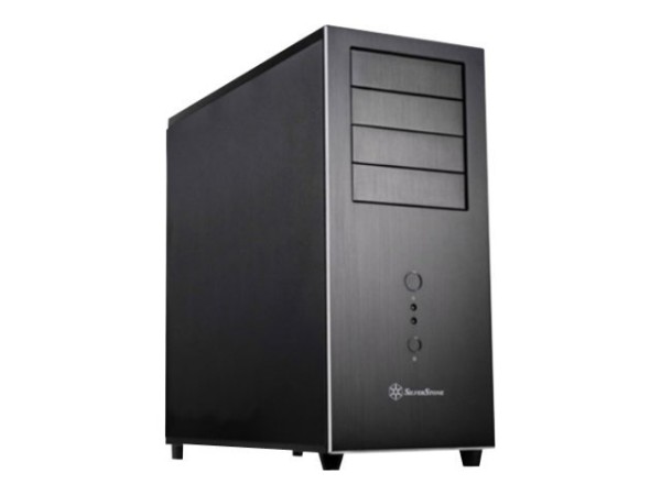 SILVERSTONE Midi-Tower SilverStone TJ04B-E USB 3.0 ohne Netzteil schwarz