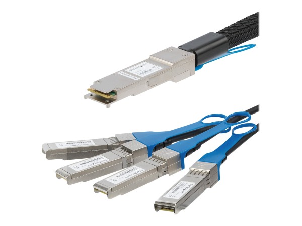 STARTECH.COM STARTECH.COM QSFP+ Breakout Kabel - QSFP+ auf 4x SFP+ - 1m