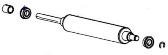 ZEBRA KIT PLATEN ROLLER ZT510 P1083347-012