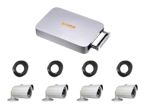 LUPUS ELECTRONICS LUPUS ELECTRONICS Lupus LUPUSET - Videopaket mit LE800HD Nano und 4