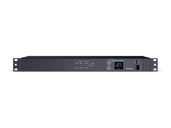 CYBERPOWER SYSTEMS PDU ATS Switch 19" 2xIEC-C14 12xIEC-C13 230V/10A PDU24004