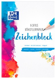 Oxford Zeichenblock, DIN A3, blanko, 120 g/qm