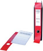 DURABLE Ordnerrücken-Etiketten ORDOFIX, blau