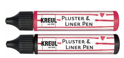 KREUL Pluster & Liner Pen, 29 ml, weiß