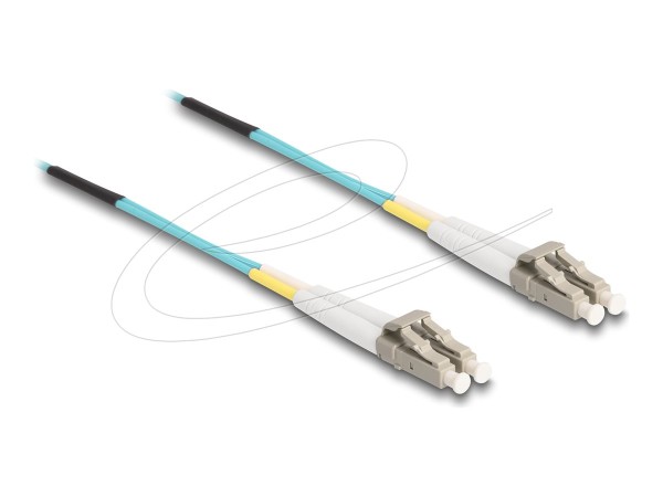 DELOCK DELOCK LWL Kabel LC Duplex zu LC Duplex Multimode OM3 100 m
