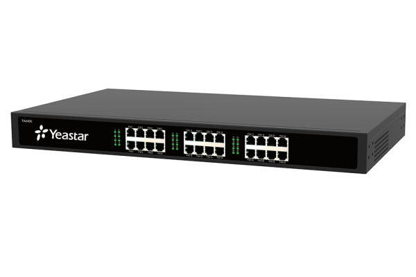 YEASTAR Yeastar VoIP-Gateway TA2400 24xFXS RJ11 bzw. 2xFXS RJ21 - 0,1 Gbps - 21-Port ( TA2400_24FXS )