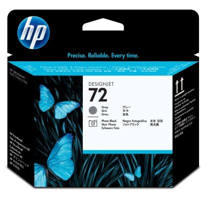 HP 72 Grau/Fotoschwarz DesignJet Druckkopf