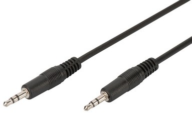 DIGITUS Audiokabel, 2 x 3,5 mm Klinkenstecker, 1,5 m