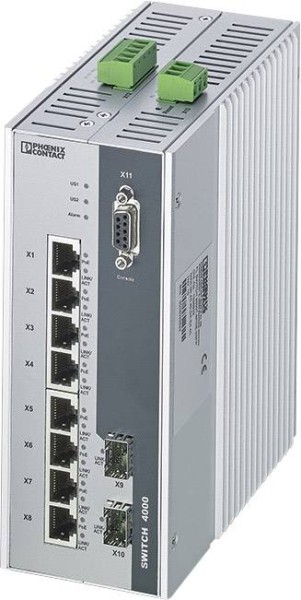 PHOENIX CONTACT PHOENIX CONTACT FL SWITCH 4000T-8POE-2SFP