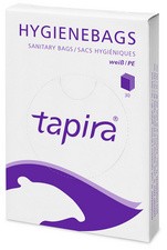 Tapira PE-Hygienebeutel für Spender, weiß