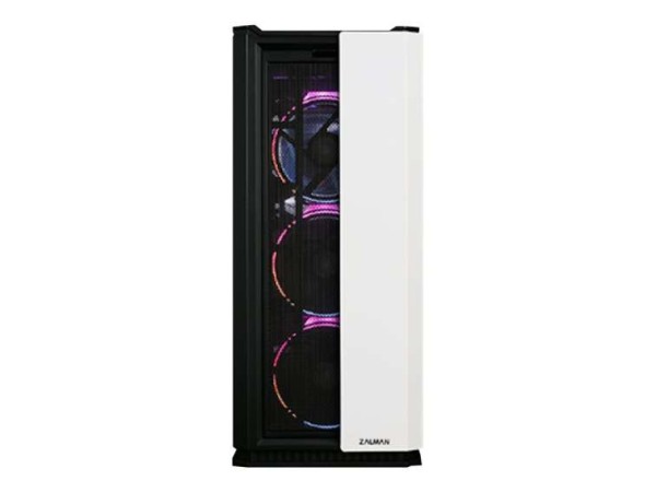 ZALMAN X3 Midi Tower mit Sichtfenster ohne Netzteil ARGB, weiss (X3 WHITE) X3 WHITE