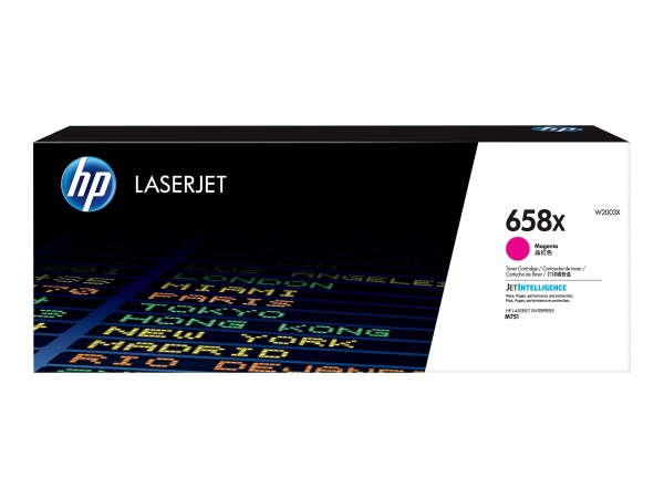 HP HP 658X Magenta LaserJet Toner Cartridge