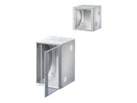 RITTAL RITTAL 19" Wandgehäuse FlatBox, 21 HE, 700 x 700 mm, hellgrau RAL 7035