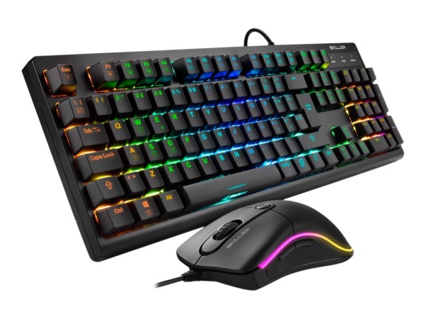 SHARKOON SKILLER SGB30 RED (US-Layout) | SGK30 RED + SGM2 BUNDLE 4044951033485