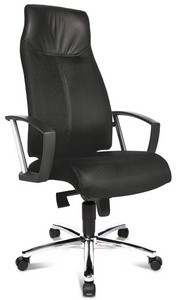 Topstar Chefsessel "High Sit up", schwarz, inkl. Armlehnen