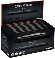 CARAN D'ACHE Druckkugelschreiber 849 BLACK CODE, im Display