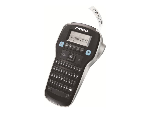 DYMO LabelManager 160 Value Pack mit 3 D1-Bänder 12mm Azerty 2180810