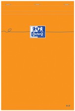 Oxford Notizblock, 210 x 315 mm, blanko, 80 Blatt, orange