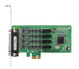 MOXA Serielle 16C550 RS-232/422/485 PCIe Karte, 4 Port
