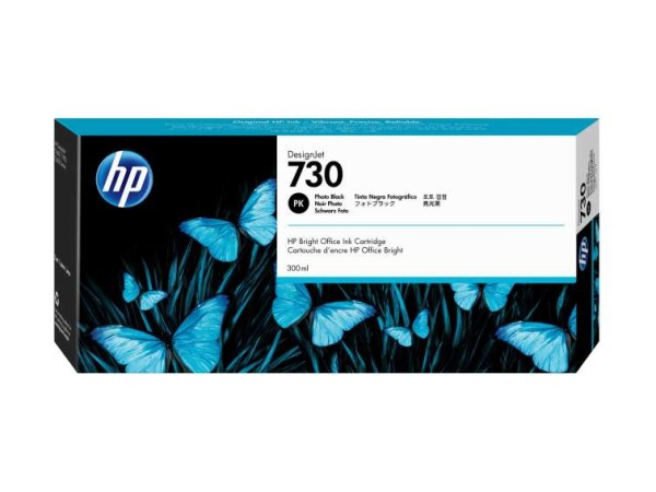 HP 730 Photo schwarz DesignJet Tintenpatrone P2V73A